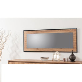 Hanah Home Quantum İdea 150 Espejo Decorativo Pino Atlántico y Negro